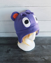 Load image into Gallery viewer, Poncho Bear Fleece Hat