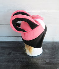 Load image into Gallery viewer, Demon Stripped Horn Fleece Hat