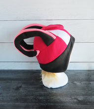 Load image into Gallery viewer, Demon Stripped Horn Fleece Hat