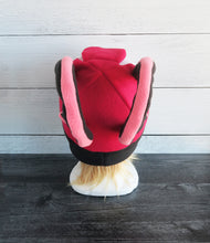 Load image into Gallery viewer, Demon Stripped Horn Fleece Hat