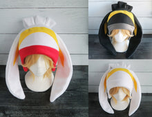 Load image into Gallery viewer, Pokemon Raboot cosplay costume hat Halloween costume Scorbunny Cinderace shiny Raboot