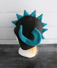 Load image into Gallery viewer, Curled Horn Dragon Fleece Hat