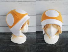 Load image into Gallery viewer, Mushroom and Toad Fleece Hat