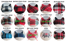 Load image into Gallery viewer, Plaid Santa Sherpa Hat