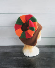 Load image into Gallery viewer, Custom Sheep Tri-Color Horns - Fleece Hat