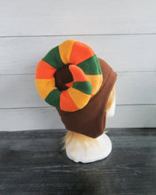 Load image into Gallery viewer, Custom Sheep Tri-Color Horns - Fleece Hat