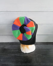 Load image into Gallery viewer, Custom Sheep Tri-Color Horns - Fleece Hat