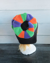 Load image into Gallery viewer, Custom Sheep Tri-Color Horns - Fleece Hat