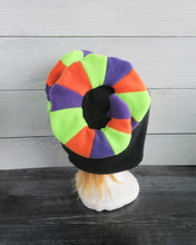 Load image into Gallery viewer, Custom Sheep Tri-Color Horns - Fleece Hat