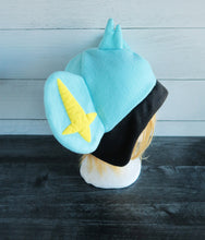 Load image into Gallery viewer, Yellow-Blue Lion Fleece Hat