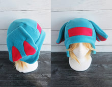 Load image into Gallery viewer, Blue Elephant Ears Fleece Hat