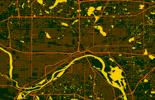 Load image into Gallery viewer, St Paul, MN City Map Print
