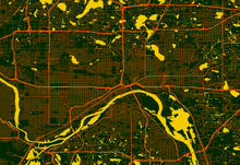 Load image into Gallery viewer, St Paul, MN City Map Print