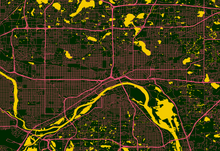 Load image into Gallery viewer, St Paul, MN City Map Print