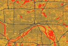 Load image into Gallery viewer, St Paul, MN City Map Print
