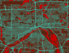 Load image into Gallery viewer, St Paul, MN City Map Print