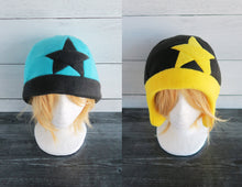 Load image into Gallery viewer, Black Star/Tsubaki Fleece Hat