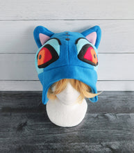 Load image into Gallery viewer, Blue Kkachi Horangi Tiger Fleece Hat