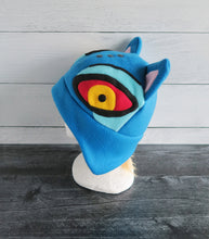 Load image into Gallery viewer, Blue Kkachi Horangi Tiger Fleece Hat