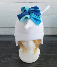 Load image into Gallery viewer, Blue Unicorn Fleece Hat