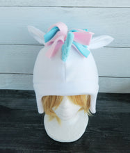 Load image into Gallery viewer, Cotton Candy Unicorn Fleece Hat