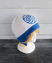 Load image into Gallery viewer, water bender Katara avatar last airbender cosplay costume Fleece Hat