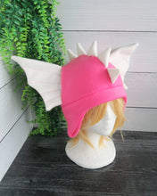 Load image into Gallery viewer, Sea Serpent Hat - Water Dragon Hat - Kelp Dragon Fleece Hat