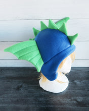 Load image into Gallery viewer, Sea Serpent Hat - Water Dragon Hat - Kelp Dragon Fleece Hat