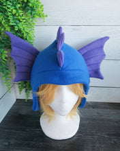 Load image into Gallery viewer, Sea Serpent Hat - Water Dragon Hat - Kelp Dragon Fleece Hat