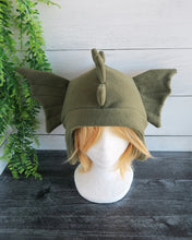 Load image into Gallery viewer, Sea Serpent Hat - Water Dragon Hat - Kelp Dragon Fleece Hat