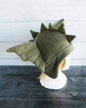 Load image into Gallery viewer, Sea Serpent Hat - Water Dragon Hat - Kelp Dragon Fleece Hat