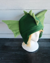 Load image into Gallery viewer, Sea Serpent Hat - Water Dragon Hat - Kelp Dragon Fleece Hat
