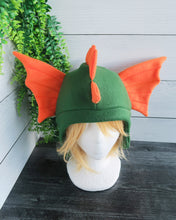 Load image into Gallery viewer, Sea Serpent Hat - Water Dragon Hat - Kelp Dragon Fleece Hat