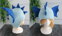 Load image into Gallery viewer, Sea Serpent Hat - Water Dragon Hat - Kelp Dragon Fleece Hat