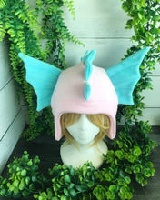 Load image into Gallery viewer, Sea Serpent Hat - Water Dragon Hat - Kelp Dragon Fleece Hat