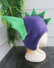 Load image into Gallery viewer, Sea Serpent Hat - Water Dragon Hat - Kelp Dragon Fleece Hat