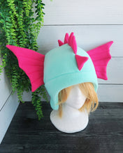 Load image into Gallery viewer, Sea Serpent Hat - Water Dragon Hat - Kelp Dragon Fleece Hat