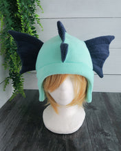 Load image into Gallery viewer, Sea Serpent Hat - Water Dragon Hat - Kelp Dragon Fleece Hat