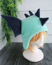 Load image into Gallery viewer, Sea Serpent Hat - Water Dragon Hat - Kelp Dragon Fleece Hat