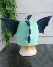 Load image into Gallery viewer, Sea Serpent Hat - Water Dragon Hat - Kelp Dragon Fleece Hat