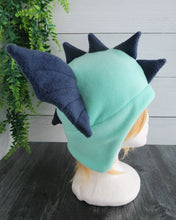 Load image into Gallery viewer, Sea Serpent Hat - Water Dragon Hat - Kelp Dragon Fleece Hat