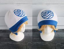 Load image into Gallery viewer, water bender Katara avatar last airbender cosplay costume Fleece Hat