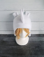 Load image into Gallery viewer, Rhino Hat, Rhinoceros Hat, Horned Hat - Animal Fleece Hat