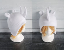 Load image into Gallery viewer, Rhino Hat, Rhinoceros Hat, Horned Hat - Animal Fleece Hat