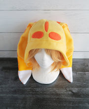 Load image into Gallery viewer, Yellow Bunny Fleece Hat