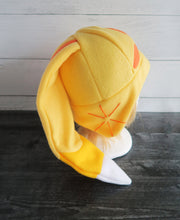 Load image into Gallery viewer, Yellow Bunny Fleece Hat