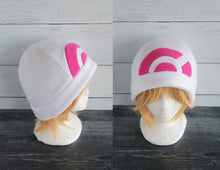 Load image into Gallery viewer, Pokemon Dawn trainer cosplay costume hat Halloween costume Pokemon Diamond and Pearl
