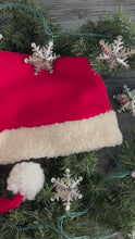 Load and play video in Gallery viewer, Santa Fleece Hat