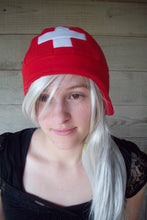 Load image into Gallery viewer, Swiss Flag Fleece Hat