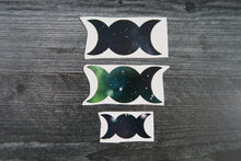 Load image into Gallery viewer, 3 Moon Phase Sailor Moon Boho Cresent Moon decal galaxy